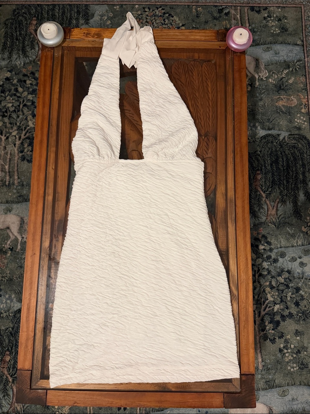 Princess Polly Halter White Dress